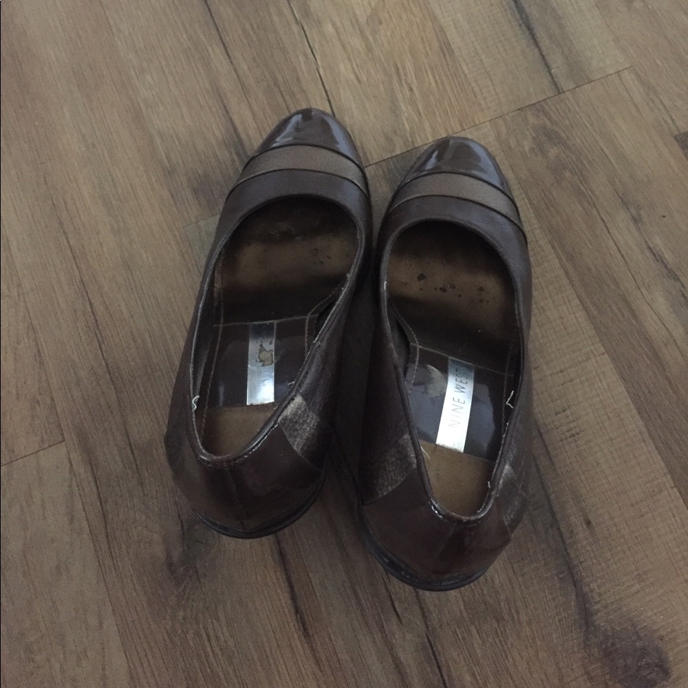 Cute Brown wedge shoes